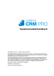 Systemhandbuch CRM PRO