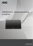 USB-Bildschirm - Bedienungsanleitung