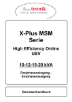 Handbuch X-Plus MSM 10
