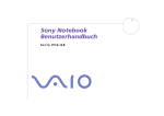 Sony Notebook Benutzerhandbuch