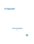CA AppLogic - Versionshinweise