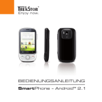 BEDIENUNGSANLEITUNG SmartPhone – Android™ 2.1