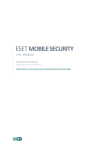 ESET Mobile Security for Android