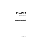 CardS12 V1.10 Benutzerhandbuch (dt.) [PDF/1187KB]
