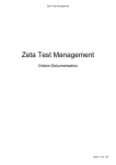 Zeta Test Management