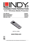 4 in 1 Wireless Media Presenter User Manual English