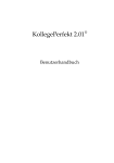 Handbuch - KollegePerfekt