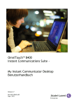 My Instant Communicator Desktop - Alcatel