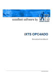 Benutzerhandbuch iXTS OPC4ADO