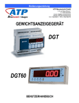 Bedienungsanleitung DGT und