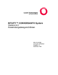 INTUITY™ CONVERSANT® System Version 6.0