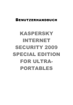 Kaspersky Internet Security 2009 Special Edition for Ultra