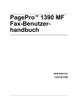 PagePro 1390 MF Fax-Benutzer- handbuch