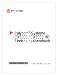 Polycom®-Systeme CX5000 / CX5000 HD