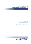 rotAXYS 360 Hardware Handbuch
