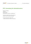 EXT: Anmeldung für Kalendertermine - SVN