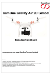 CamOne Gravity Air 2D Gimbal Benutzerhandbuch