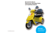 Benutzerhandbuch Elektrischer Mobilitäts-Roller