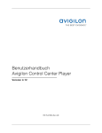 Benutzerhandbuch Avigilon Control Center Player