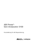 ABI PRISM ®- Gen-Analysator 3100