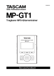 Benutzerhandbuch für TASCAM MP-GT1