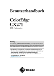 ColorEdgeCX271 Benutzerhandbuch