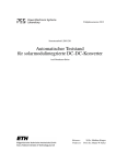 Automatischer Teststand f¨ur solarmodulintegrierte DC-DC