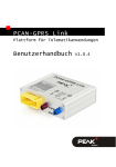 PCAN-GPRS Link - Benutzerhandbuch