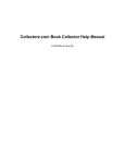 Collectorz.com Book Collector Help Manual