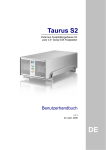 Taurus S2 Benutzerhandbuch