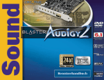 3Verwenden der Audigy 2-Software