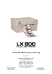 Primera LX800 Handbuch - etiketten | ServoPack