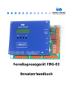 FDG-03 Benutzerhandbuch
