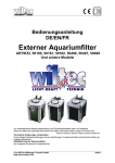 Externer Aquariumfilter - WilTec Wildanger Technik GmbH