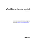 vCloud Director- Benutzerhandbuch - vCloud Director 1.5