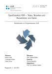 OpenDataHub HSR – Teilen, Beziehen und Konvertieren von Daten