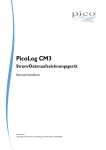 Benutzerhandbuch zum PicoLog CM3 Strom