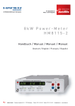 Hameg HM8115-2 - Benutzerhandbuch