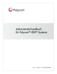 Administratorhandbuch für Polycom HDX