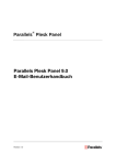 Plesk 9.0 E-Mail Anwender Handbuch