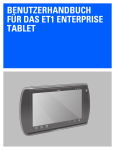 Benutzerhandbuch für das ET1 Enterprise Tablet