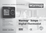 Installationshandbuch Tempo