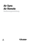 AirSync AirRemote Users Guide DE German