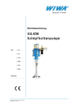 Betriebsanleitung VULKAN Schöpfkolbenpumpe