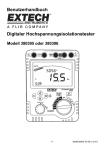 Benutzerhandbuch Digitaler Hochspannungsisolationstester