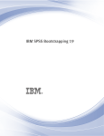 IBM SPSS Bootstrapping 19