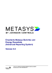 Erweiterte Metasys Berichte und Energy Essentials