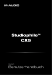 Studiophile™ CX5 | Benutzerhandbuch - M