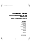 SampleCell II Plus Installationshandbuch fur das TDM