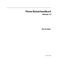 Plone-Nutzerhandbuch Release 4.3 Veit Schiele
